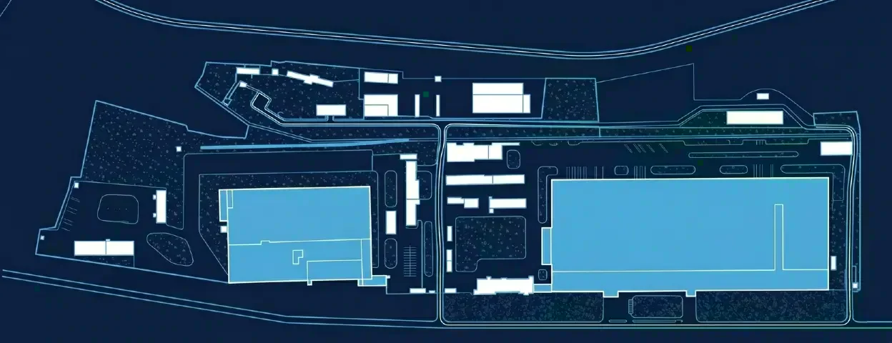 Схема розміщення DK-Industrial Park — виробничі та складські зони